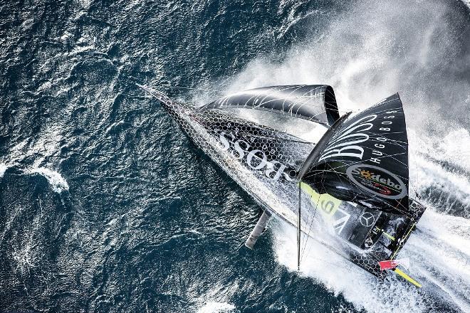 Alex Thomson (Hugo Boss) – powered by Doyle to second place and two sailing records in the 2016 Vendée Globe ©  Cleo Barnham Hugo Boss